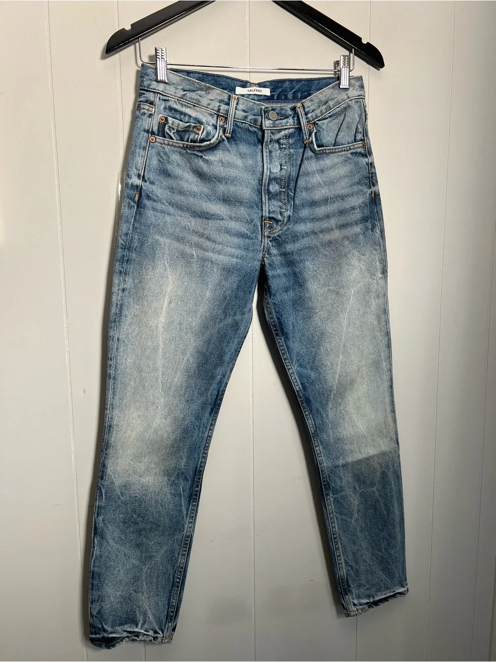 GRLFRND
The Karolina High-Rise Straight Leg Womens Jeans - Light Blue - Picture 6 of 7